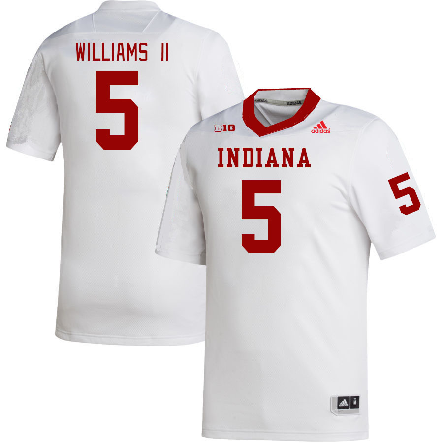 Men #5 Dexter Williams II Indiana Hoosiers College Football Jerseys Stitched-White